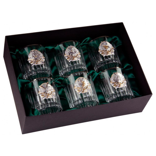 Набор стаканов для виски "Охотник" Boss Crystal, 6 шт. (B6HUN2PG) фото