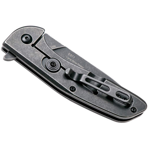 Нож Real Steel E571 Black Stonewashed (7132) фото 4