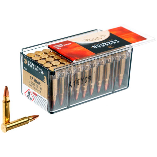 Патрон Federal Vital-Shok кал. 17 HMR пуля Speer TNT HP, масса 1.1 гр/17 гран фото