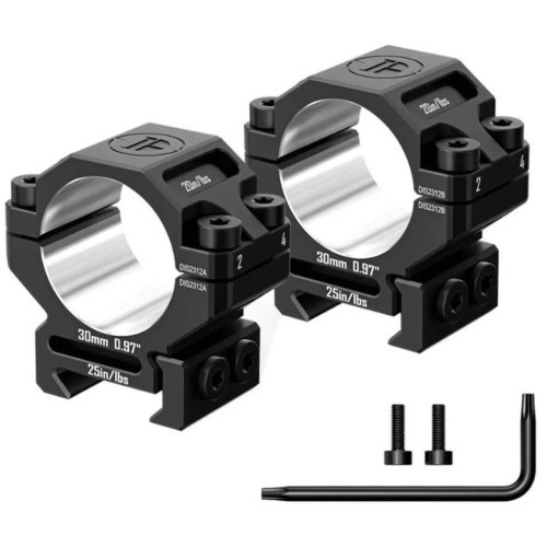 Кільця Discovery Optics 6061 (30 мм) Low на Weaver/Picatinny. ВН - 9.5 мм фото