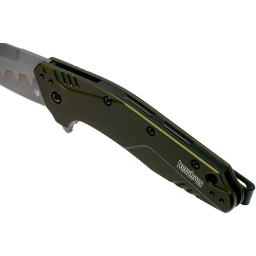 Нож Kershaw Dividend Olive Composite Blade фото 7