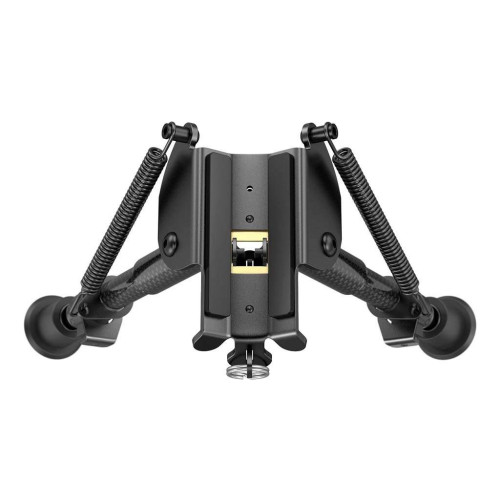 Сошки Buvele Carbon Bipod на антабку (высота 15.2 - 22.9 см) с переходником на Weaver/Picatinny фото 6