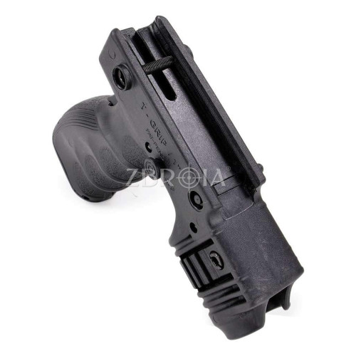 Рукоятка передняя FAB Defense T-GRIP-R с креплением для фонаря фото 3