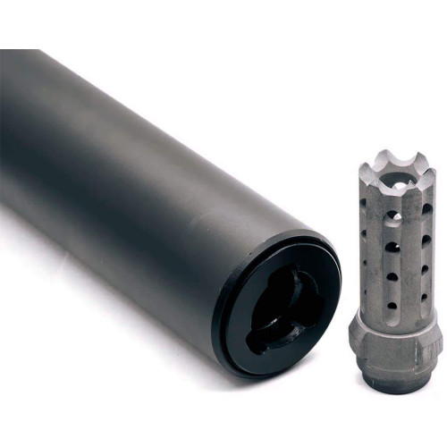 Глушитель Tihon Vihor Tactical-L кал. 5,45/.223 Rem. Резьба 1/2"-28 UNEF (ДТК - титан) фото 2