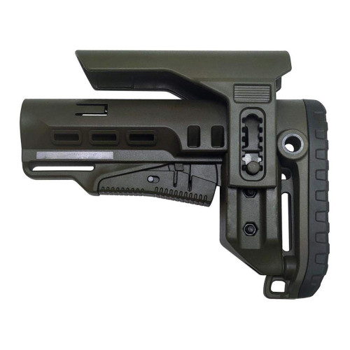 Приклад DLG TBS Tactical PCP (Mil-Spec) із регульованою щокою, олива фото 2