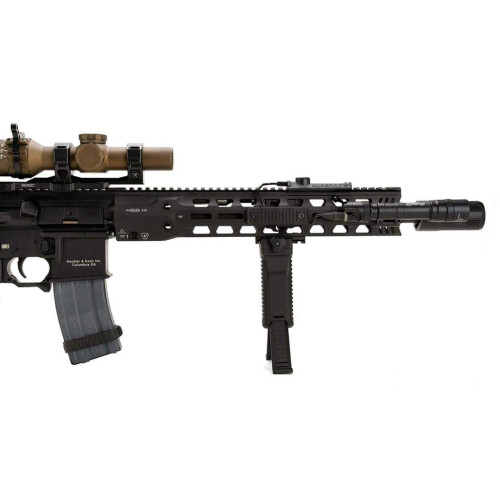 Передня рукоятка-сошки Strike Industries Bipod Grip на Picatinny (полімер) чорна фото 5
