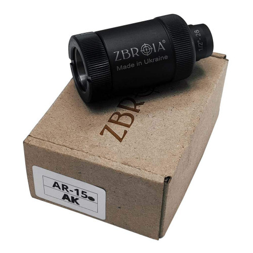 Пламегаситель ZBROIA для AR-15 кал. 223 Rem (5,56/45). Резьба 1/2"-28 UNEF фото 7
