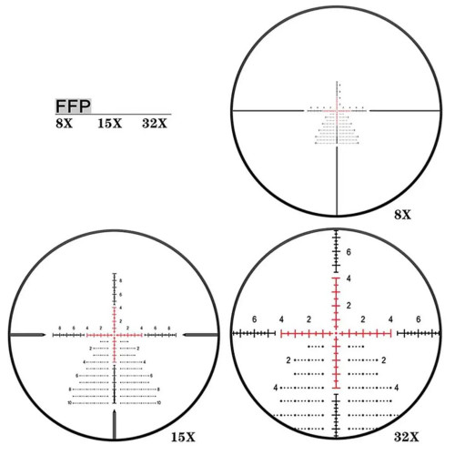 Прицел DISCOVERY Optics LHD 8-32X56SFIR SFP-L MOA 34mm підсвічування фото 3