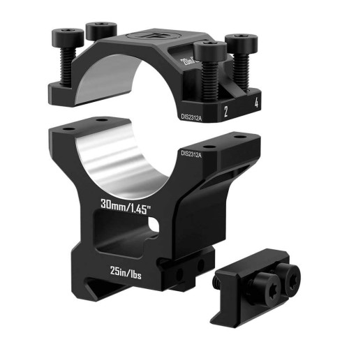 Кольца Discovery Scope Mount Rings 6061 Series (30 мм) High на Picatinny. ВН - 22 мм фото 6