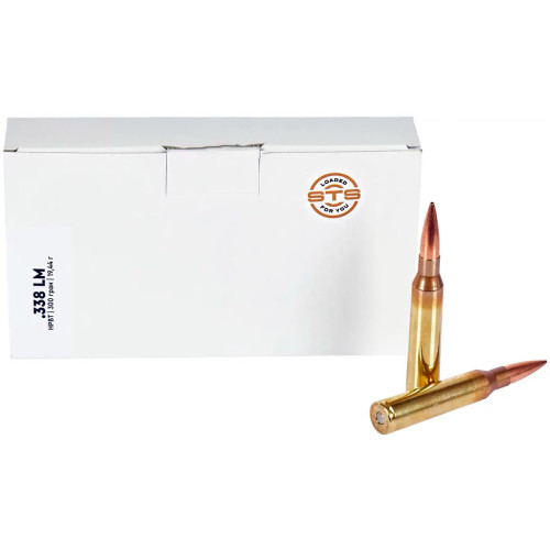 Патрон STS кал. 338 Lapua Magnum куля SMK HPBT, маса 19.44 гр/300 гран фото