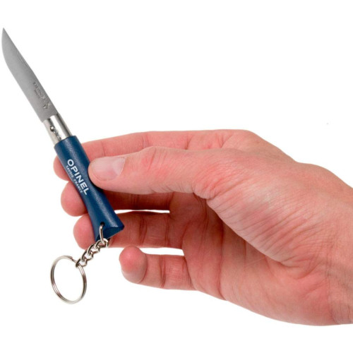 Ніж Opinel Keychain №4 Inox синій фото 7
