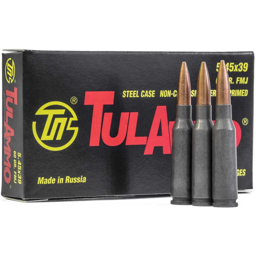 Патрон TulAmmo кал. 5,45x39 куля FMJ, маса 3.88 гр/60 гран фото