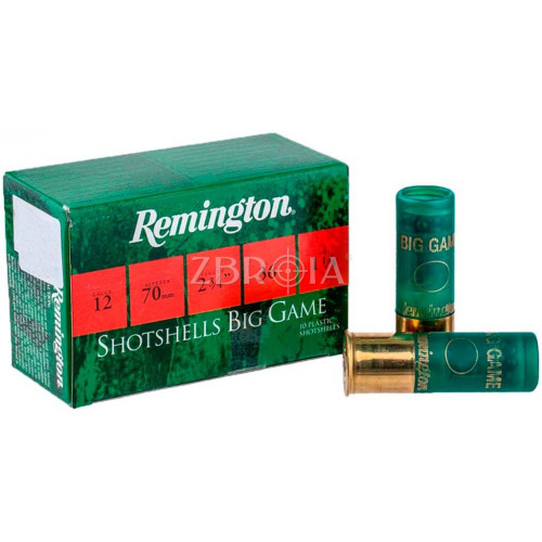 Патрон Remington Big Game кал. 12/70 картеч №7/0 (6.2 мм), навіска 36 гр фото