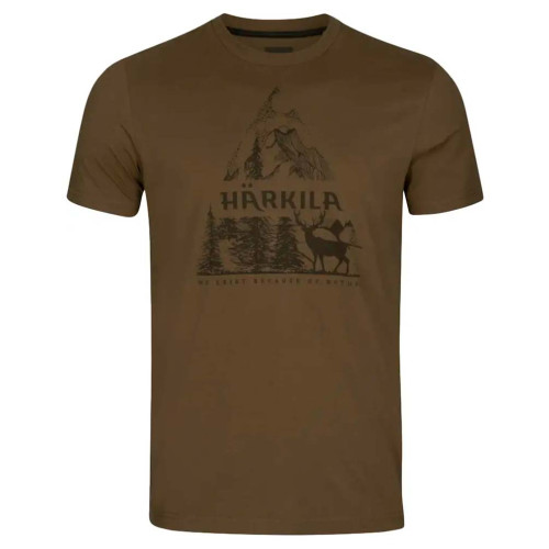 Футболка Harkila Nature  S/S T-Shirt (L, Зеленый) фото