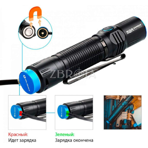 Фонарь Olight M2R Warrior NW фото 4