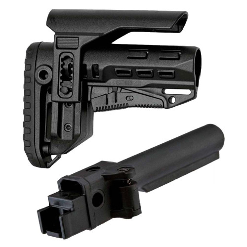 Складной приклад DLG TBS Compact PCP для АК-47/74/АКМ (с регулируемой щекой) фото