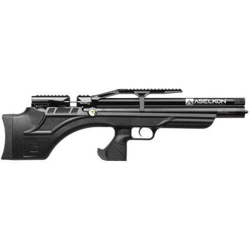 Пневматична гвинтівка (PCP) Aselkon MX7-S Black (кал. 4,5 мм) фото 2