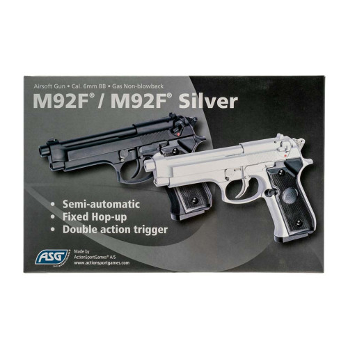 Страйкбольный пистолет ASG Beretta M92F - Green Gas кал. 6 мм (11555) фото 8