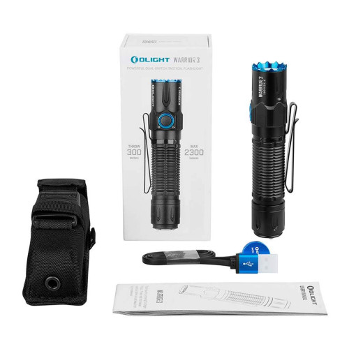Ліхтар Olight Warrior 3 Black фото 2