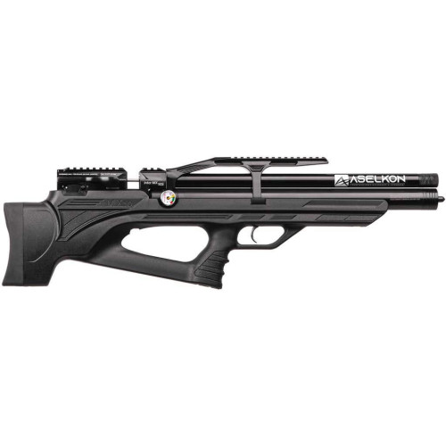 Пневматична гвинтівка (PCP) Aselkon MX10-S Black (кал. 4,5 мм) фото 4