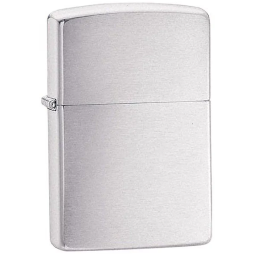 Запальничка Zippo 200 "Brush Fnish Chrome" фото