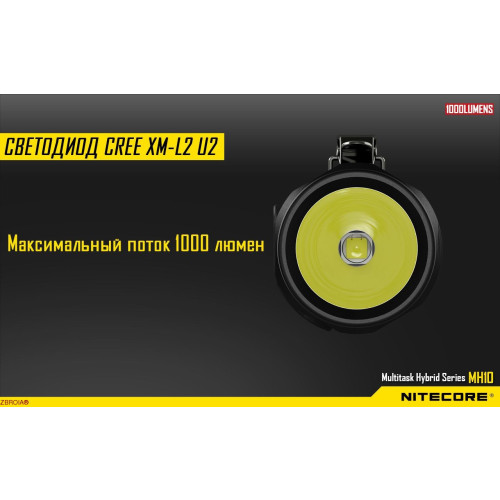 Фонарь Nitecore MH10 фото 3