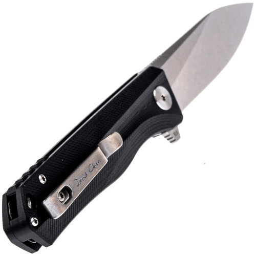 Нож Petrified Fish Forward Black G10, Stonewashed (PF818DW) фото 4