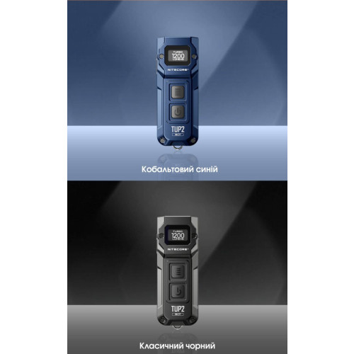 Ліхтар наключний Nitecore TUP2 MCT синій фото 16
