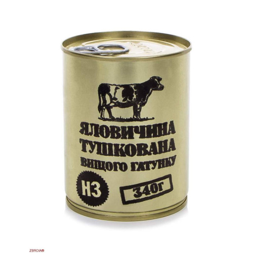 Консервы мясные "Говядина тушеная высший сорт" фото