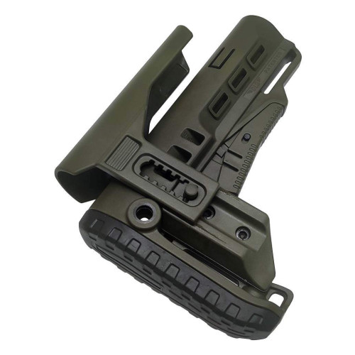 Приклад DLG TBS Tactical PCP (Mil-Spec) із регульованою щокою, олива фото 4