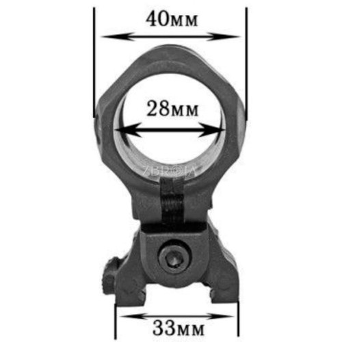 Кріплення для ліхтарів пластикове New plastic mount (KUPlastic) фото 3