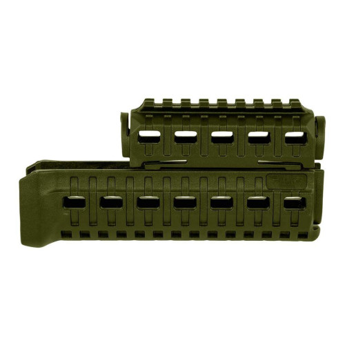 Цевье DLG Tactical (DLG-133) для АК-47/74 c 1-ой планкой Picatinny + слоты M-LOK (полимер) олива фото 5