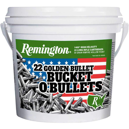 Патрон Remington Golden Bullet High Velocity кал. 22 LR куля HP, маса 2.33 гр/ 36 гран фото 2