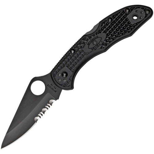 Ніж Spyderco Delica 4 Black Blade (C11PSBBK) фото