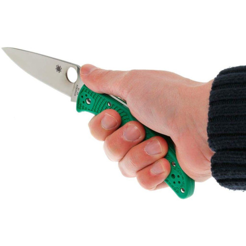 Ніж Spyderco Endura 4 Flat Ground Green (C10FPGR) фото 7