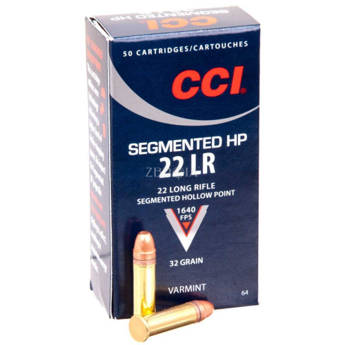 Патрон CCI Segmented кал. 22 LR куля CPSHP, маса 2.07 гр/32 гран фото