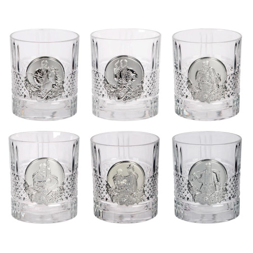 Набор стаканов для виски "Казаки" Boss Crystal, 6 шт.  (B6KOZ2XS) фото 3