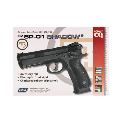 Пневматичний пістолет ASG CZ SP-01 Shadow фото 8
