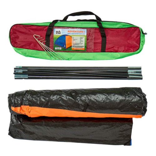 Намет SKIF Outdoor Adventure 1 Orange-Blue (200x200 см) фото 9