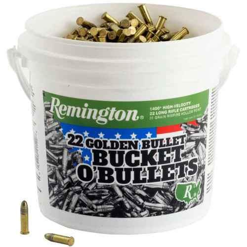 Патрон Remington Golden Bullet High Velocity кал. 22 LR куля HP, маса 2.33 гр/ 36 гран фото