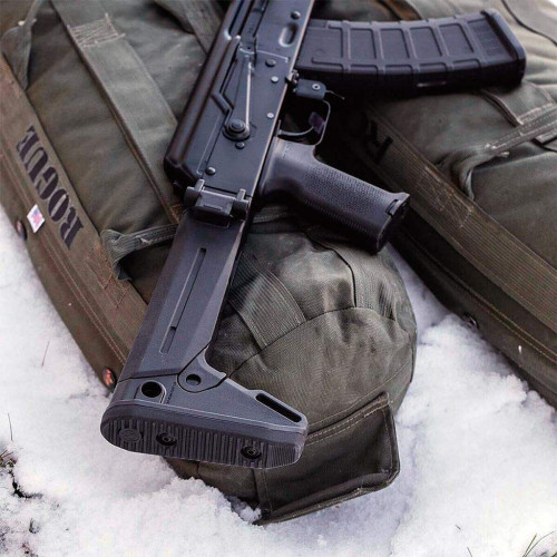 Приклад Magpul Zhukov-S Stock для АК-47/74/АКМ (штампованной версии) черный фото 3