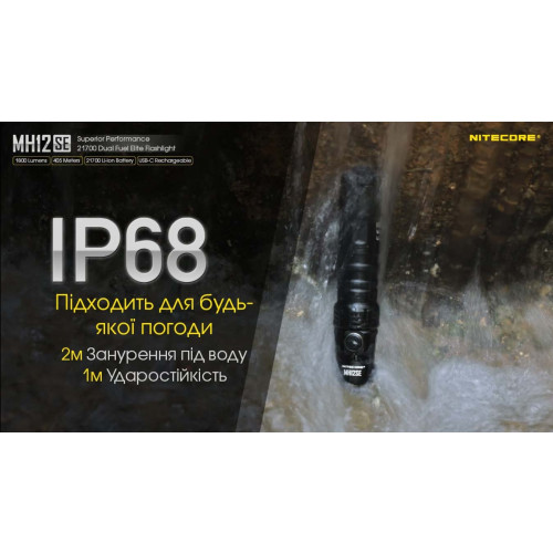 Ліхтар Nitecore MH12SE фото 22