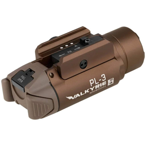 Ліхтар Olight PL-3 Valkyrie (розмір - 81 x 366 x 325 мм, Desert Tan) фото 2