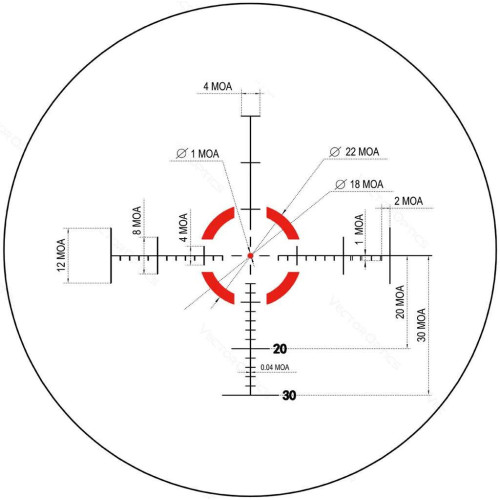 Оптичний приціл Vector Optics Mustang 1-4x24 FFP Illum фото 10