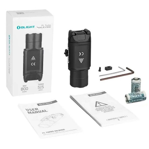 Фонарь Olight PL Turbo Valkyrie. Цвет - чёрный фото 9