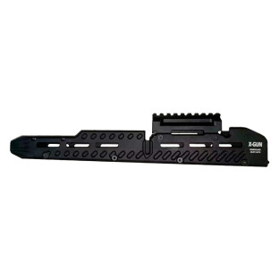 Тактическое цевье X-GUN Handguard для АК-47/74/АКМ (алюминий) черное фото