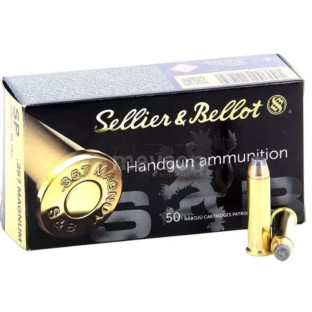 Патрон Sellier & Bellot кал. 357 Mag куля SP, маса 10,25 г/ 158 гран фото