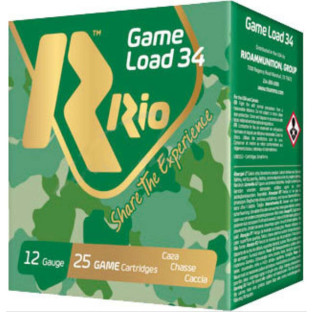 Патрон 12к Rio Game Load 34 FW кал. 12/70 дробь №5 (3 мм) навеска 34 г фото
