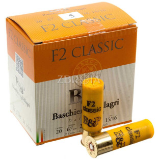 Патрон B&P F2 Classic кал. 20/67 дробь №5, навеска 26 гр фото