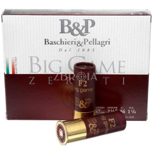 Патрон B&P Big Game Zerati кал. 12/67 дріб №5/0, навіска 36 гр фото
